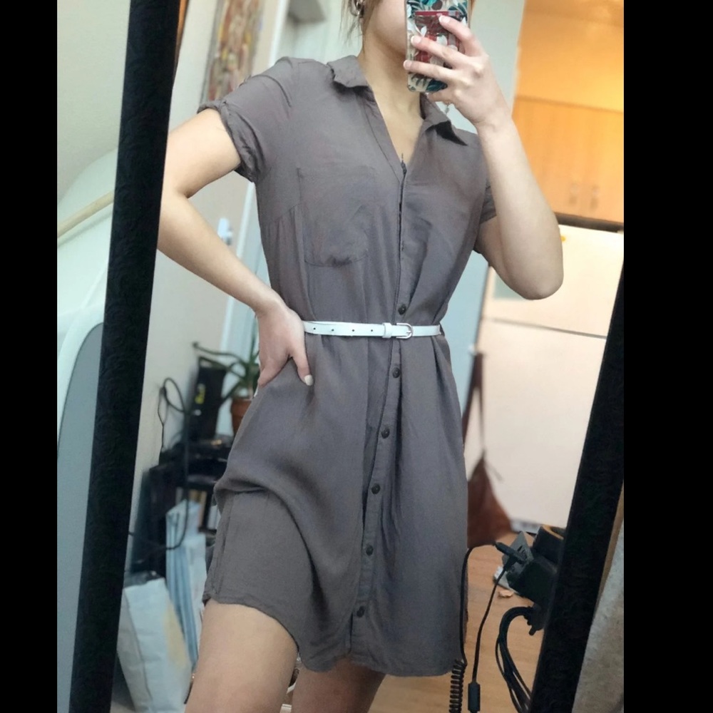 Button up dress